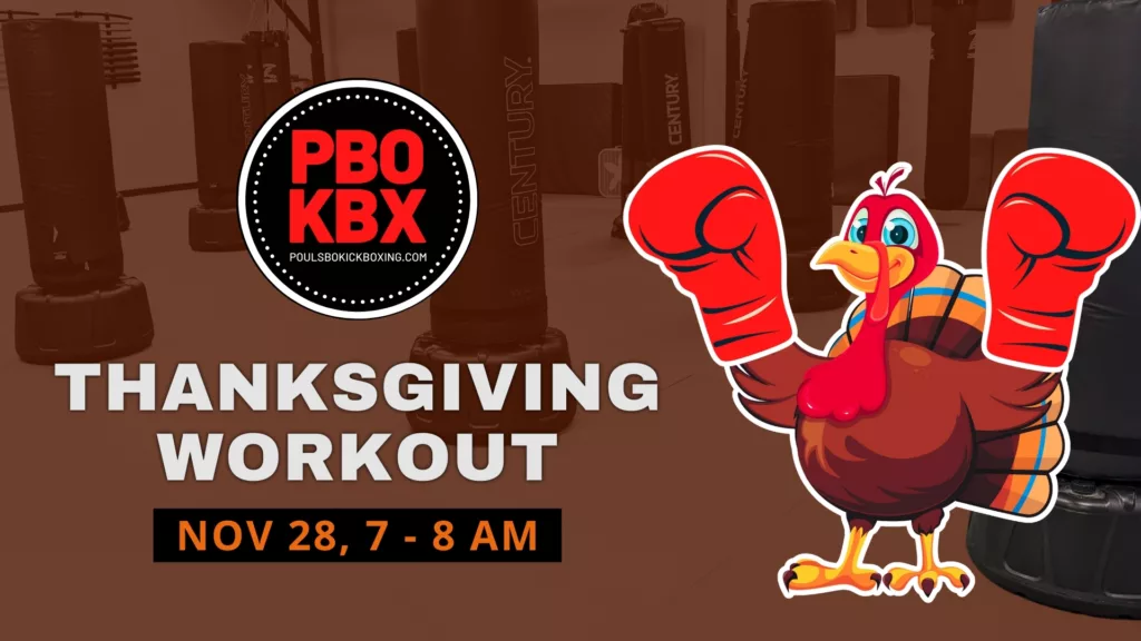 Thanksgiving Day Fitness Kickboxing Class at Poulsbo Kickboxing